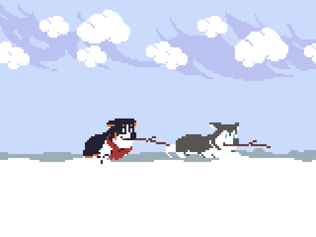 Get ready to slide! Wooooof!