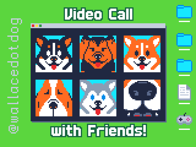 Video call with friends!